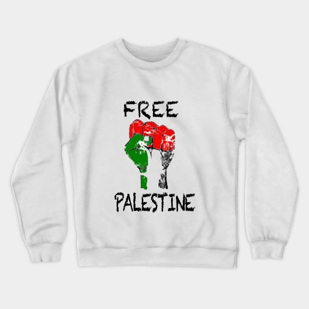 Free Palestine | Palestine in my heart Crewneck Sweatshirt by TheAlmighty1